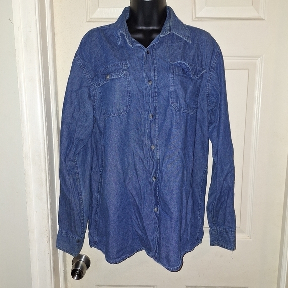 Wrangler denim blouse size medium - Picture 1 of 5